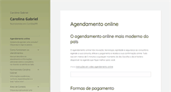 Desktop Screenshot of carolinagabriel.com.br
